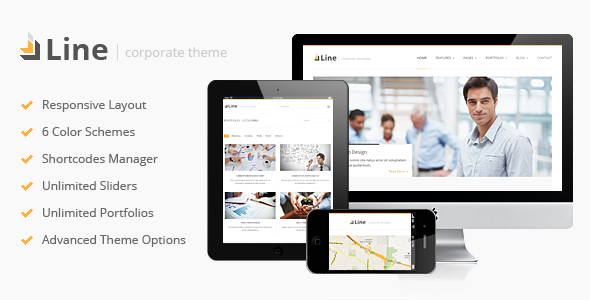 Line - Responsive Corporate WordPress Theme - Business Corporate