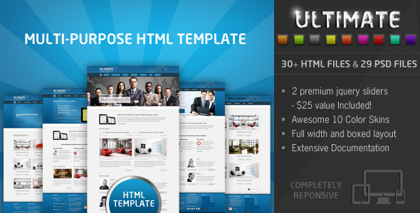 Ultimate - Multi Purpose Responsive HTML Template - Business Corporate