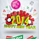 2014 New Year Flyer Template