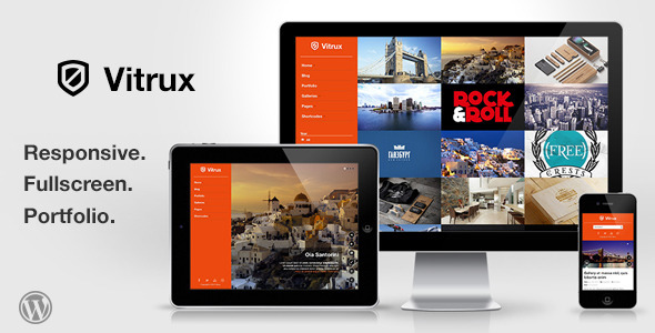 Vitrux - Responsive Fullscreen Portfolio WP Theme - Photography Creative
