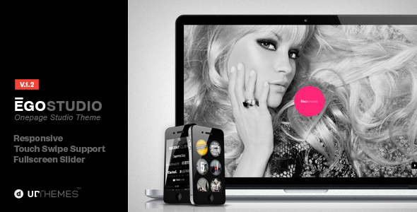 Ego Onepage Responsive Parallax Template - Creative Site Templates