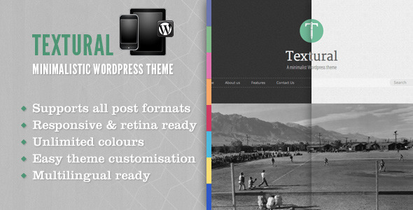 Textural Wordpress Theme - Personal Blog / Magazine