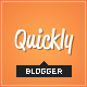 Quickly - Responsive Blogger Template - ThemeForest Item for Sale