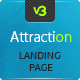 Attraction - Responsive Landing Page - ThemeForest Item for Sale