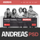 Andreas PSD Template - ThemeForest Item for Sale