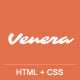 Venera - Responsive HTML Template - ThemeForest Item for Sale