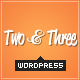 Two and Three - Portfolio WordPress Theme - ThemeForest Item for Sale