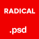 Radical - Single Page PSD Template - ThemeForest Item for Sale