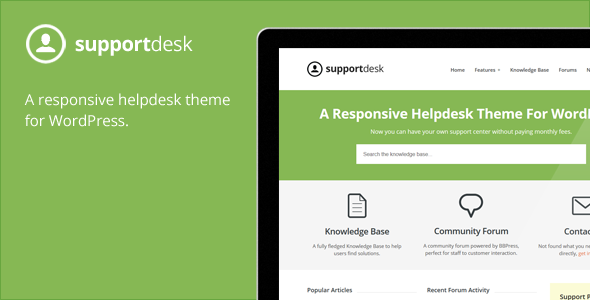 Support Desk - A Responsive Helpdesk Theme - Miscellaneous WordPress