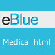 eBlue Medical Center Site Template - ThemeForest Item for Sale