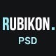 Rubikon - One Page Psd Template - ThemeForest Item for Sale