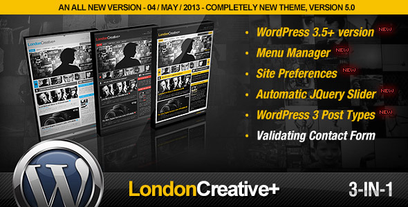 London Creative + (Portfolio & Blog WP Theme) - Creative WordPress
