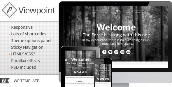  Viewpoint - Responsive single page portfolio - Portfolio Creative