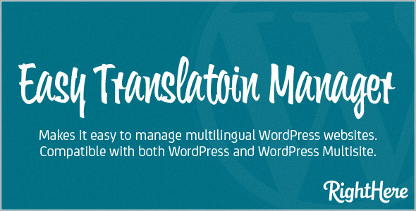 Easy Translation Manager for WordPress - CodeCanyon Item for Sale