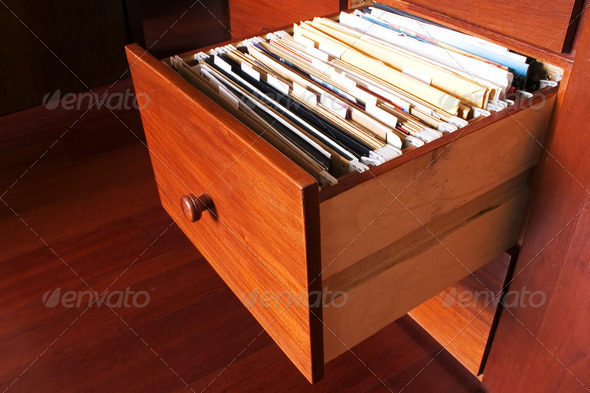 File cabinet - Wood