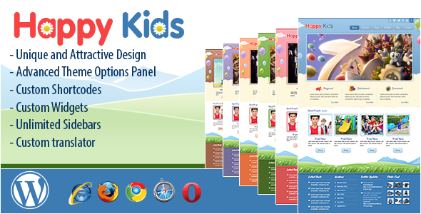 Happy Kids - Children WordPress Theme - Children Retail