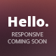 Hello Responsive Coming Soon Template - ThemeForest Item for Sale