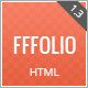 Fffolio - Responsive Portfolio Template - ThemeForest Item for Sale