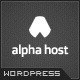 Alpha - Modern Hosting Wordpress Theme - ThemeForest Item for Sale