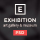 Exhibition - Art Gallery/ Museum PSD Landing page - ThemeForest Item for Sale