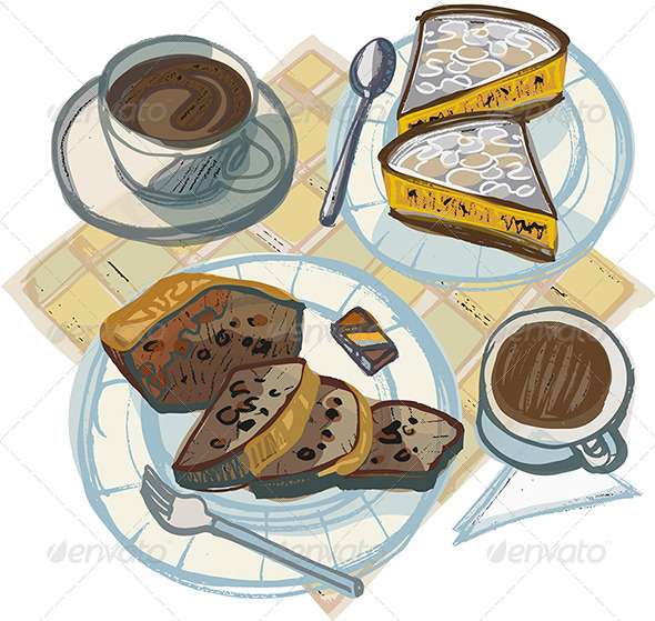 clipart coffee and cake - photo #31