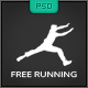 Free Running - Flat Style PSD Single Page - ThemeForest Item for Sale