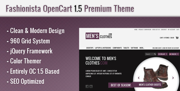 OpenCart 1.5 Theme