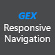 GEX - Responsive Navigation - CodeCanyon Item for Sale
