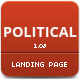 Political - Responsive Landing Page  - ThemeForest Item for Sale