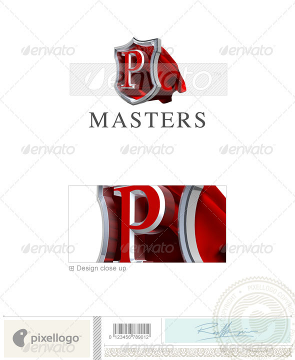 P Logo 3D259P GraphicRiver Item for Sale