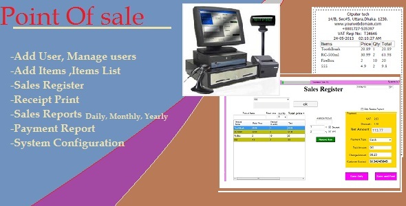 Point Of Sale System (POS) - CodeCanyon Item for Sale