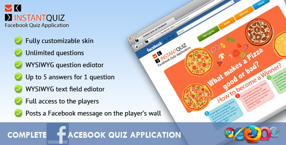 CodeCanyon - Instant Facebook Quiz Premium Application 