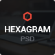 Hexagram - Unique onepage PSD portfolio - ThemeForest Item for Sale
