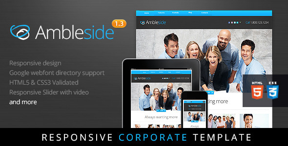 Ambleside - Premium Wordpress Theme - Business Corporate