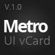 Metro Overlay Responsive vCard -Metro UI vCard - ThemeForest Item for Sale