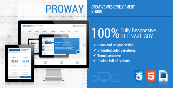 ProWay - Responsive Multipurpose HTML5 Template (Business)