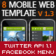Mobile Web Template - HTML5 &amp; CSS3 - ThemeForest Item for Sale
