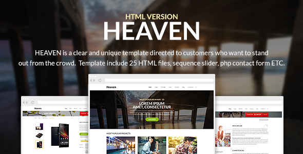 Heaven - Multi Purpose Site Template (Business)