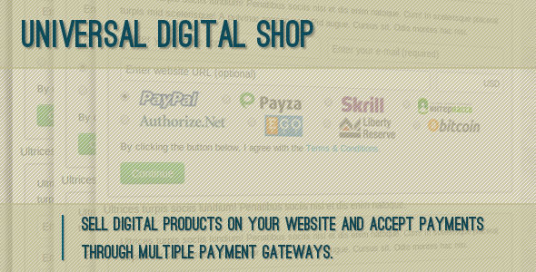 Universal Digital Shop - CodeCanyon Item for Sale