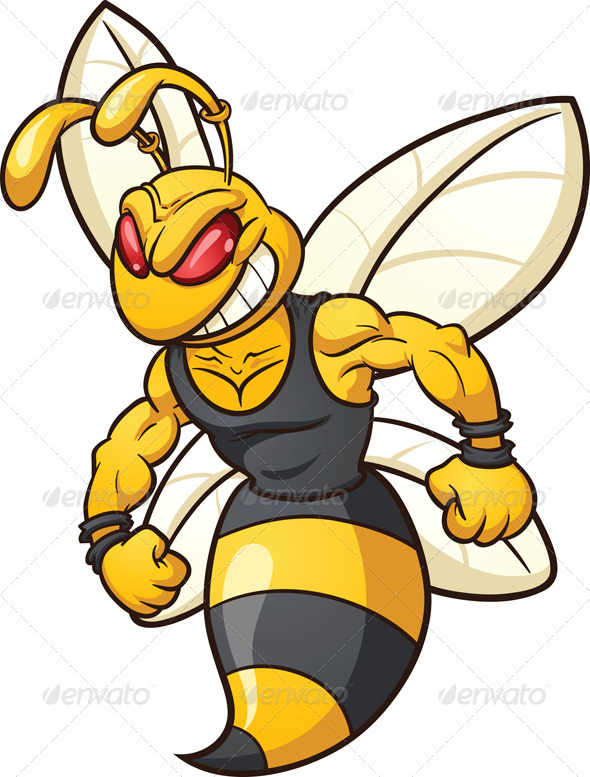 bee mascot clipart - photo #34