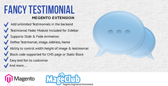 Fancy Testimonial Magento Extension - CodeCanyon Item for Sale