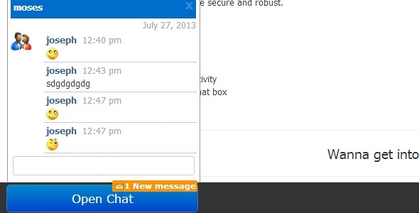 CodeIgniter Live Chat System (Chat-Igniter)