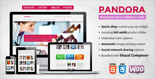 Pandora — Responsive WooCommerce HTML5 Theme - WooCommerce eCommerce