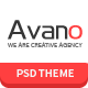 Avano One Page PSD Template - ThemeForest Item for Sale