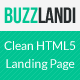 BuzzLandi - Clean HTML5 Landing Page - ThemeForest Item for Sale