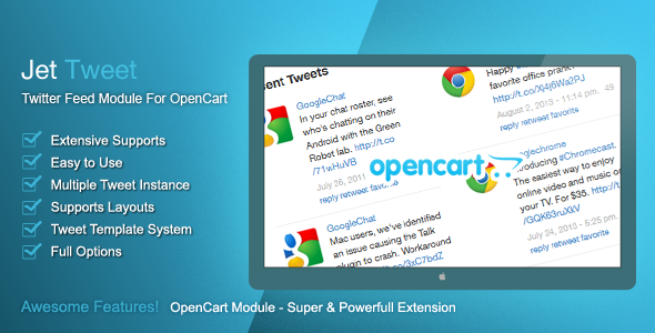 Jet Tweet - Twitter Feed Module For OpenCart - CodeCanyon Item for Sale