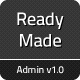 Ready Made Admin - Full Featured Admin Theme - ThemeForest Item for Sale