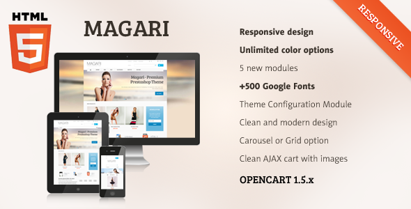Magari - Responsive OpenCart Theme - Shopping OpenCart