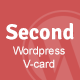 Second Responsive WordPress V-card - ThemeForest Item for Sale