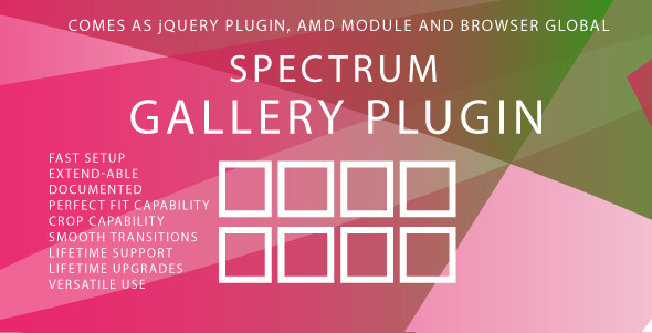 Spectrum Gallery Plugin - CodeCanyon Item for Sale